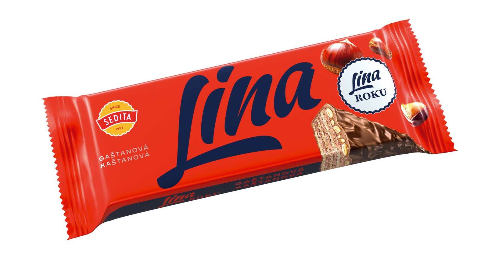 LINA CHESTNUT Flavour a traditional layered wafer bar